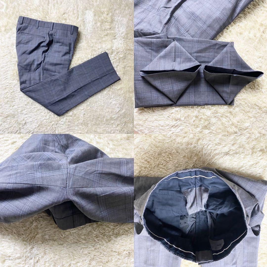 【美品】ロイスマン スリーピース セットアップ レダ ペイズリー グレー