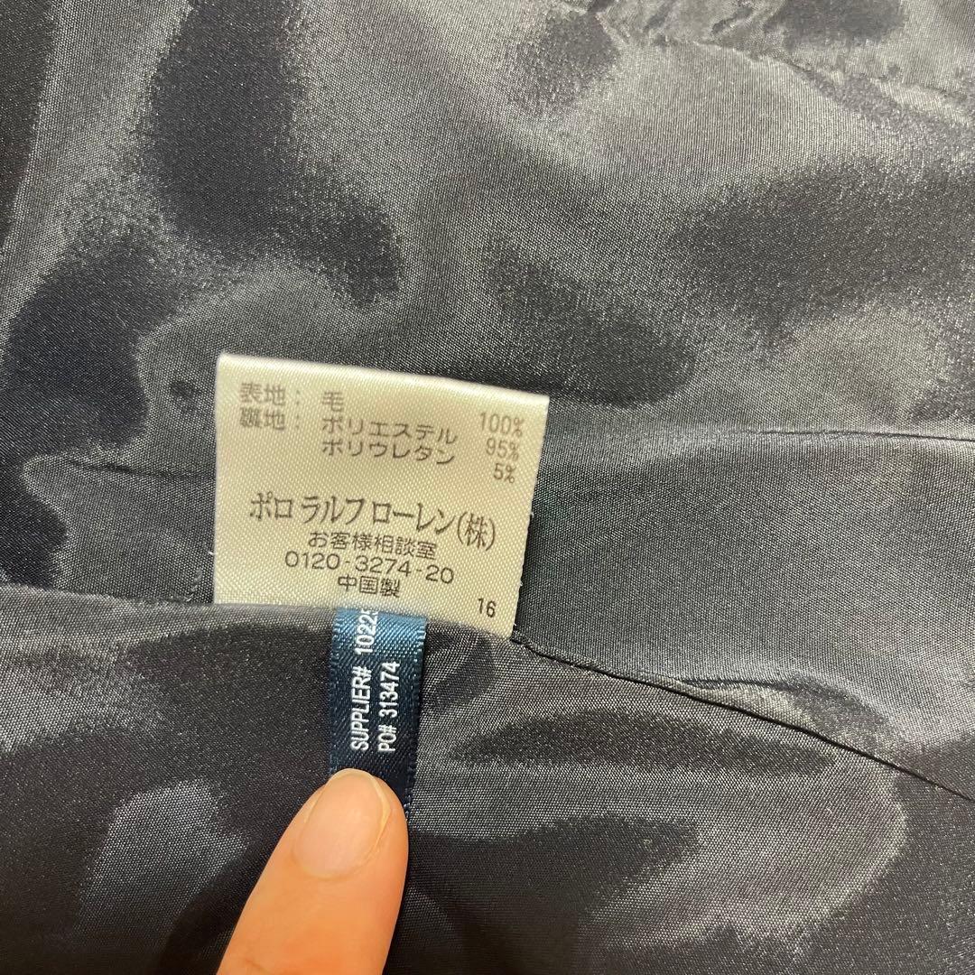 美品⭐︎ラルフローレン　レディース　テーラードジャケット　ウール　エンブレム　4