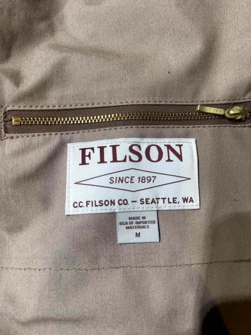 Fusion フィルソン　オイルドジャケット