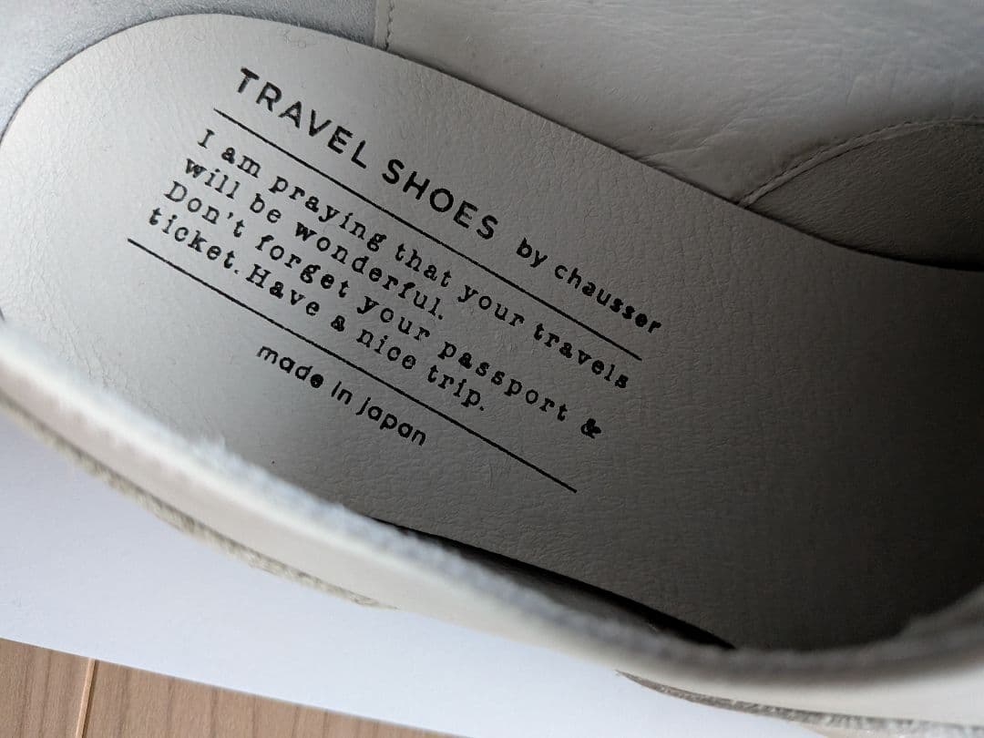 TRAVEL SHOES by chausser ホワイト レースアップ靴37