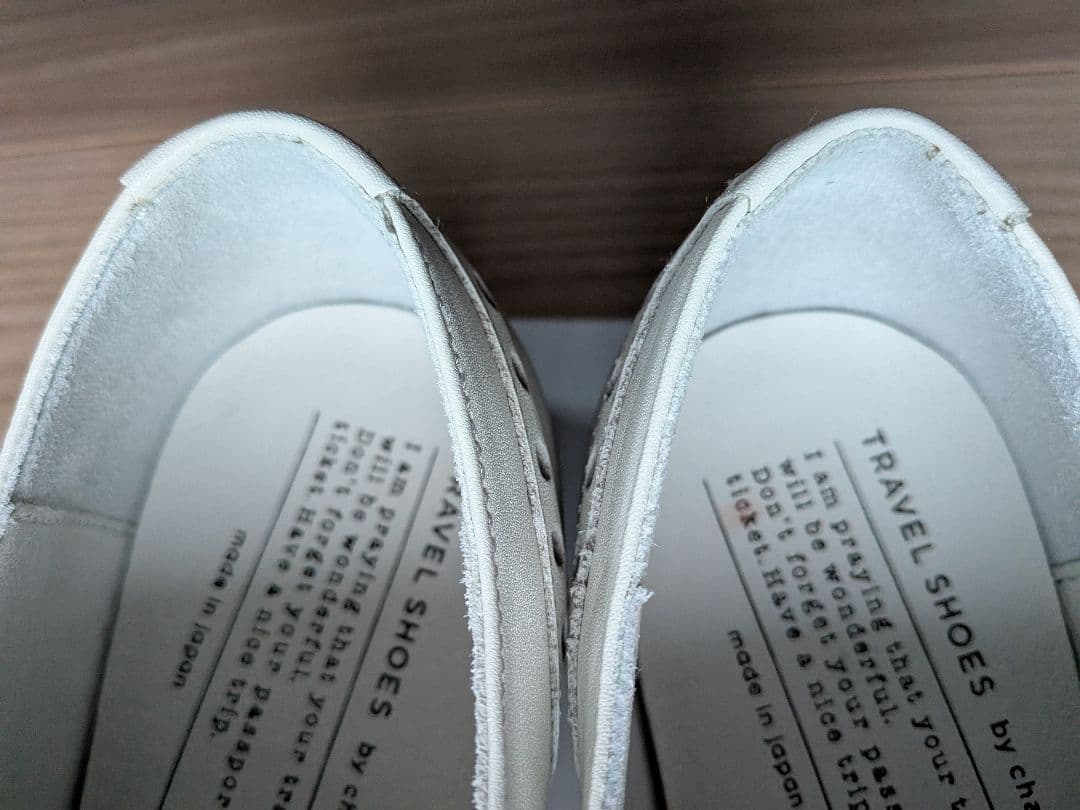 TRAVEL SHOES by chausser ホワイト レースアップ靴37