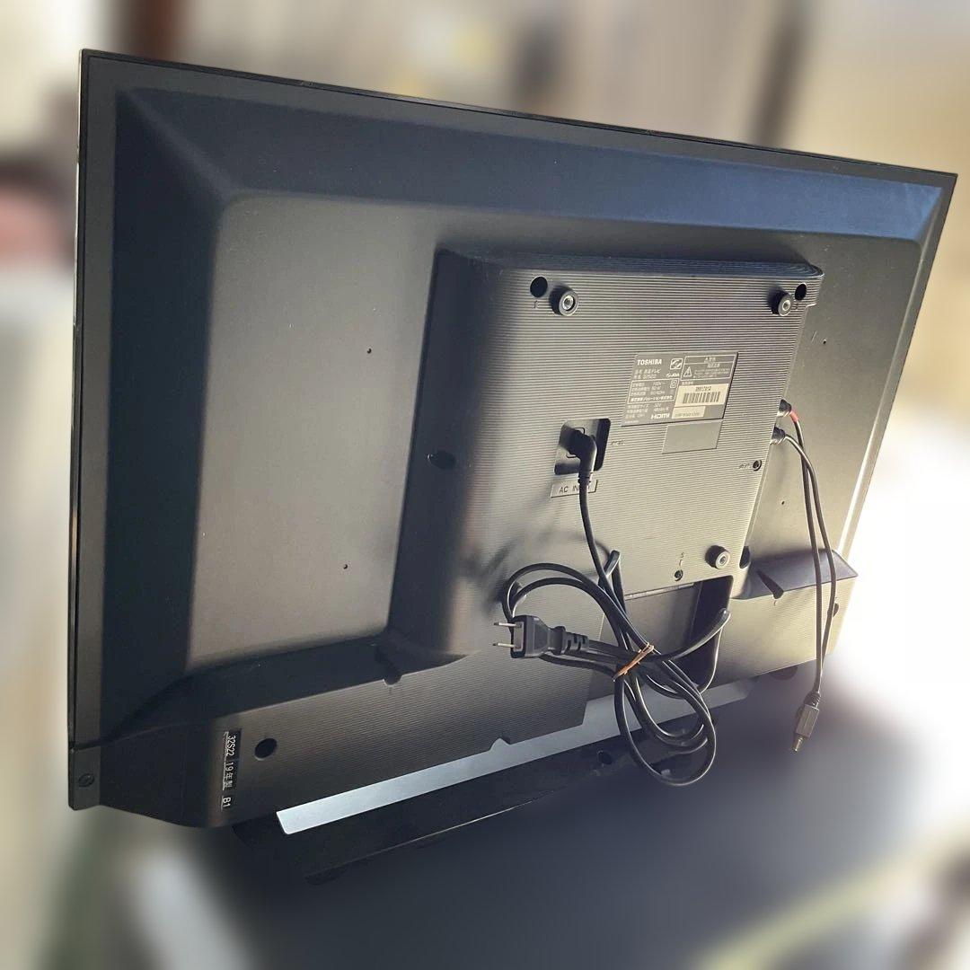 TOSHIBA 液晶テレビ 32S22 REGZA 2019年　リモコンあり⓷