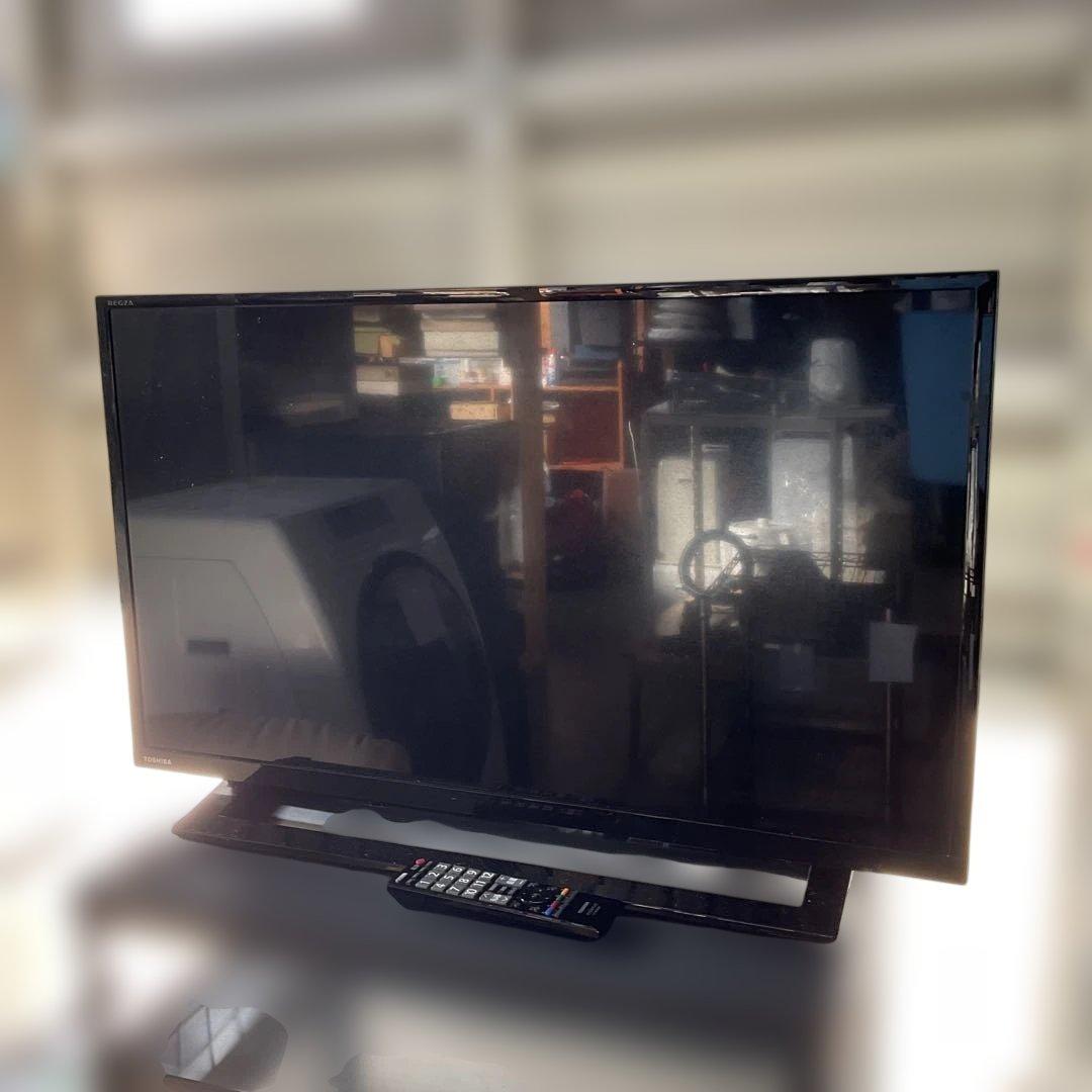 TOSHIBA 液晶テレビ 32S22 REGZA 2019年　リモコンあり⓷