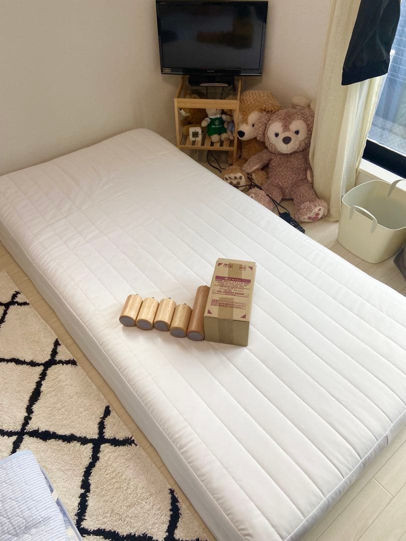 MUJI 木製ベッド脚 20cm M8 5本セット