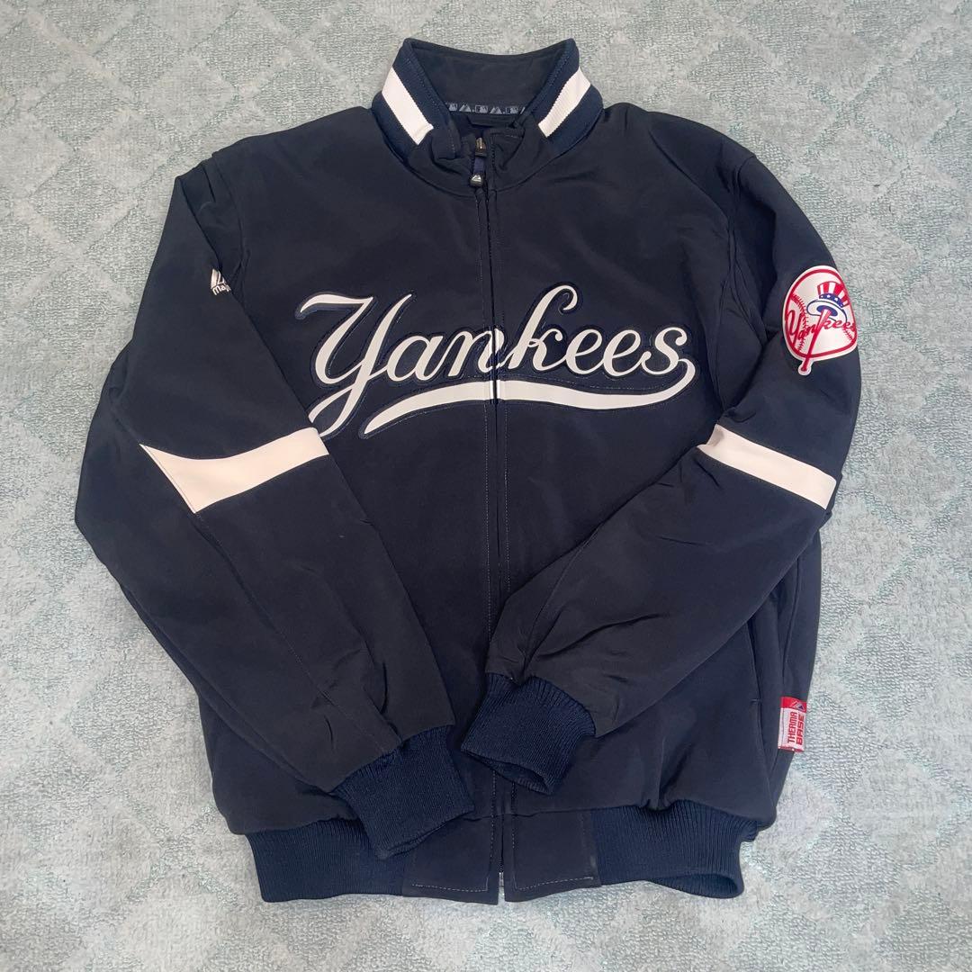 Majestic製　YANKEES　ナイロン フリース ジャケット　MO-86