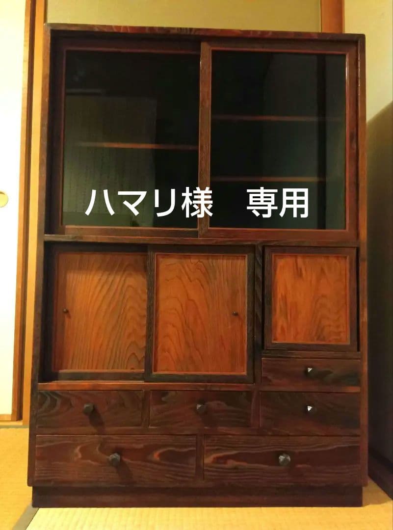 ❴専用❵アンティーク家具　栗材　茶箪笥　茶棚　和風