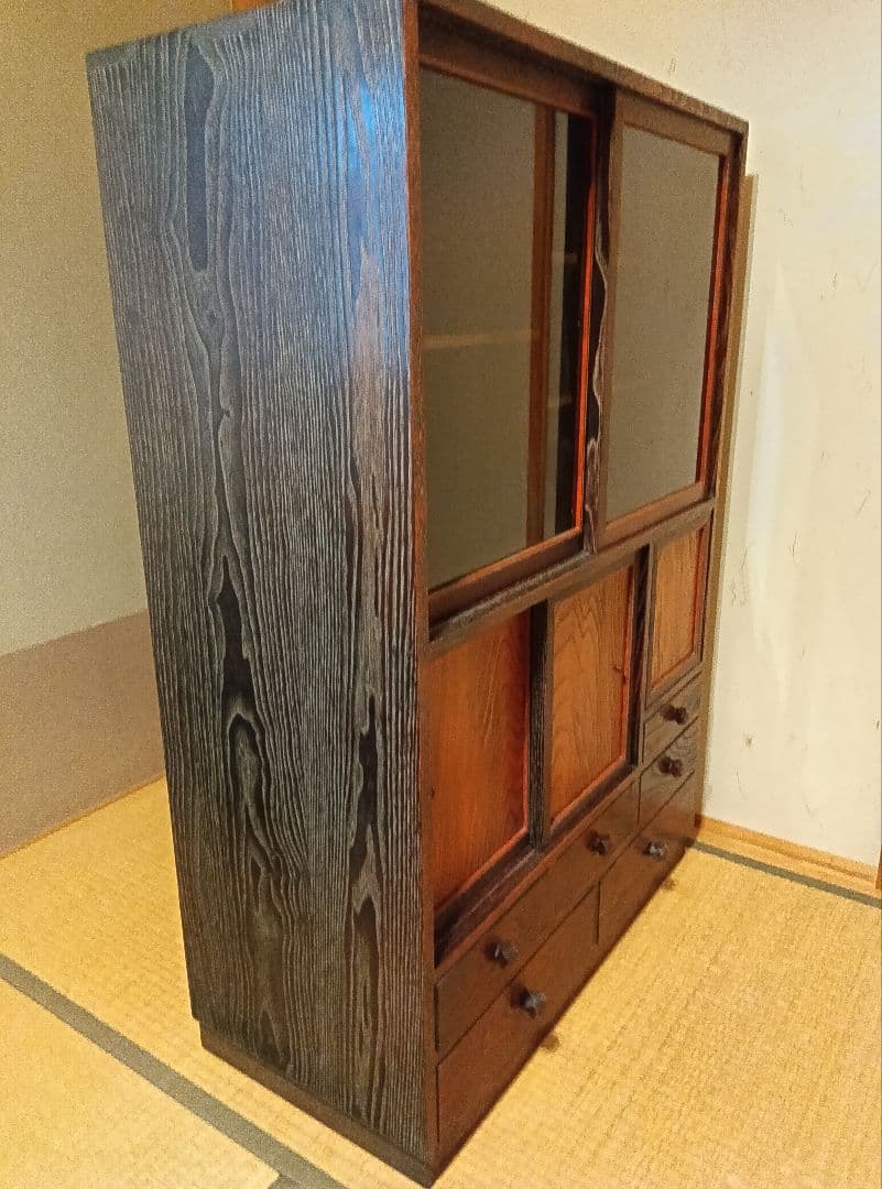 ❴専用❵アンティーク家具　栗材　茶箪笥　茶棚　和風