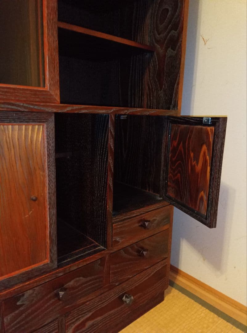 ❴専用❵アンティーク家具　栗材　茶箪笥　茶棚　和風