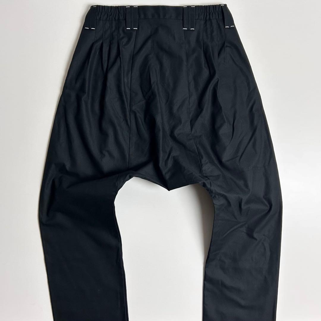 【未使用】Leh(レー)5タックコットンサルエルパンツ/ブラック/2020AW