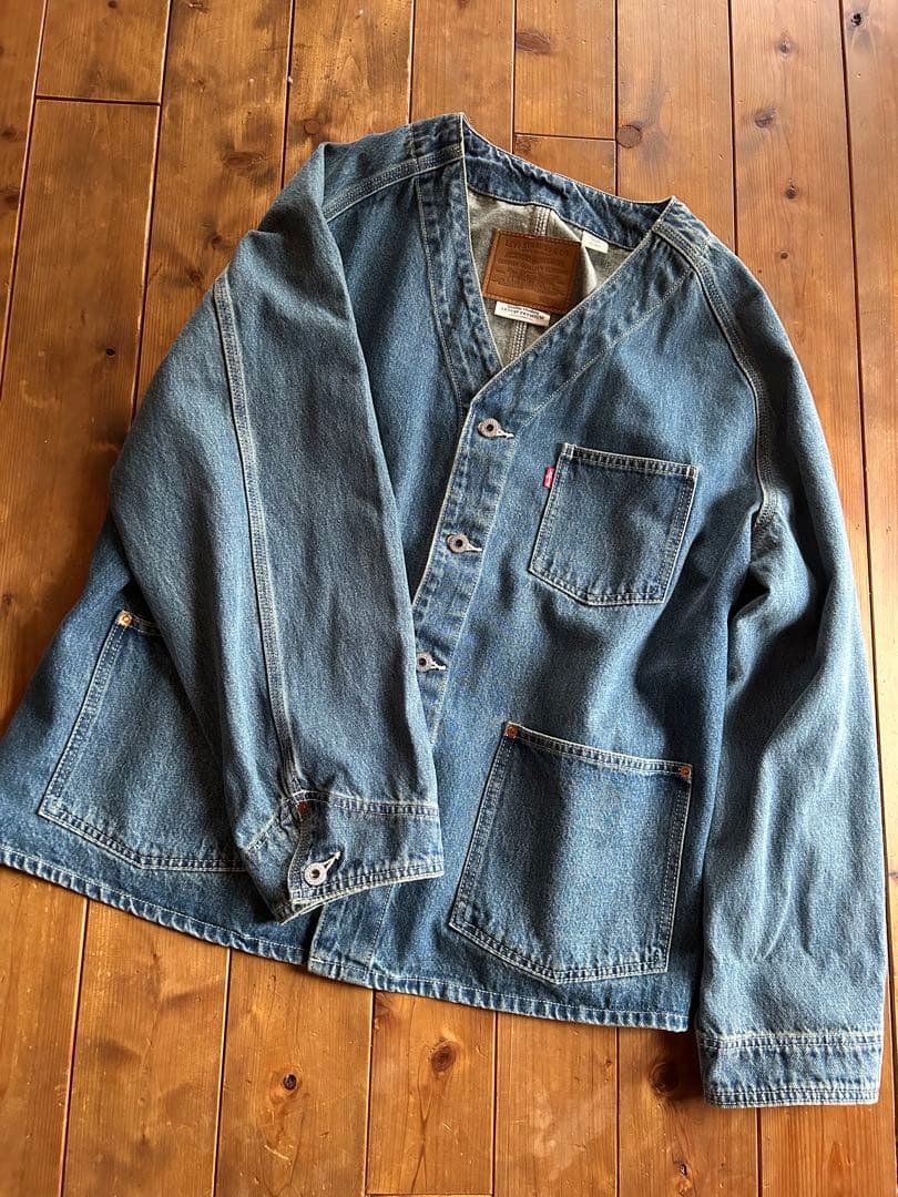 別注LEVI’Sリーバイス　デニムジャケットエンジニアカーディガン