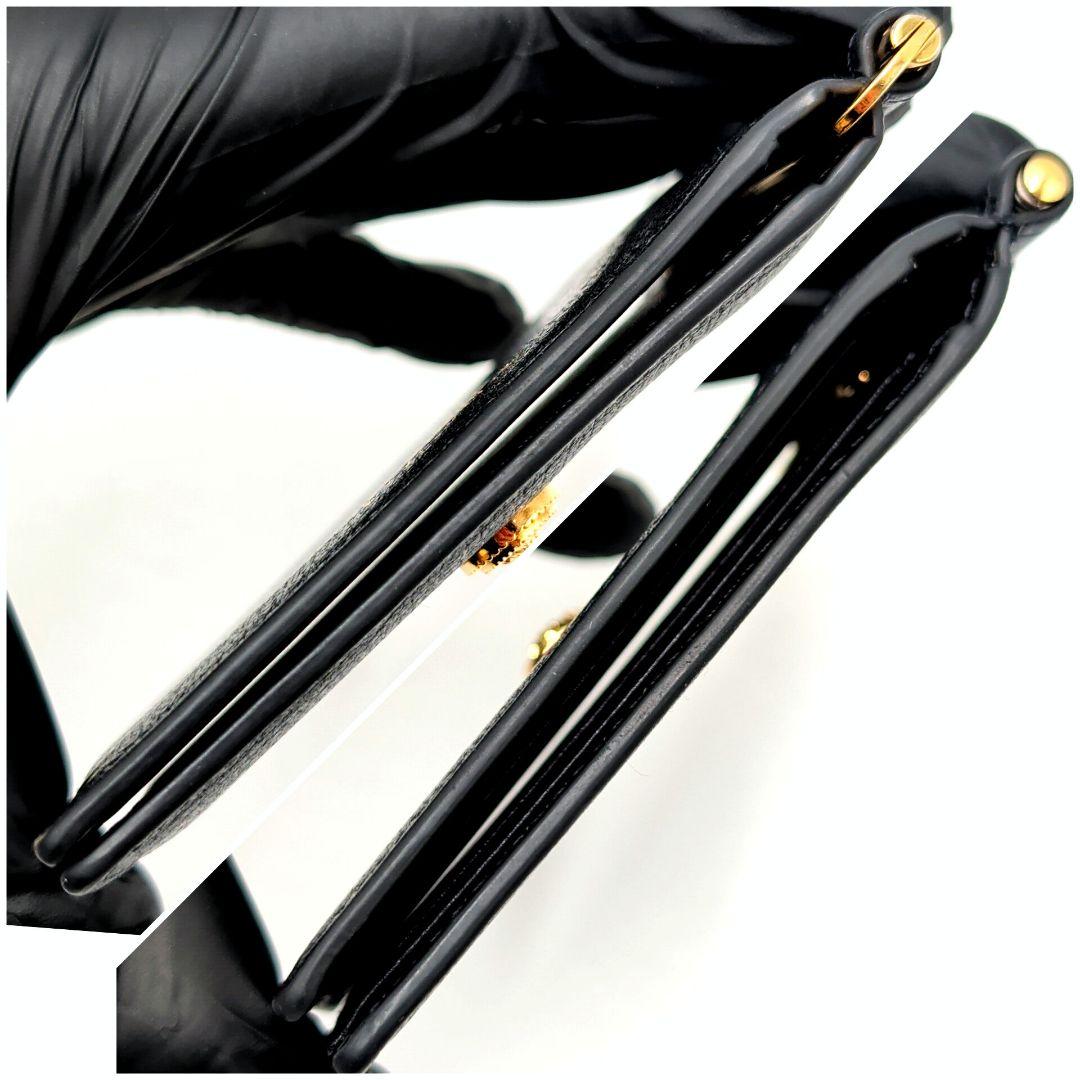 現行 VERSACE ヴェルサーチ マネークリップ ビギー メデューサ ブラック