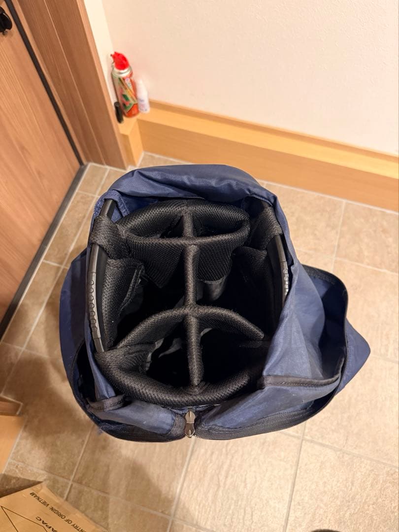 new balance スタンド付きキャディバッグ ネイビー