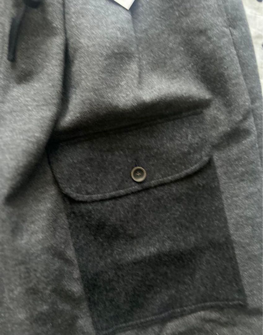 tumugu: グレー サルエルパンツ