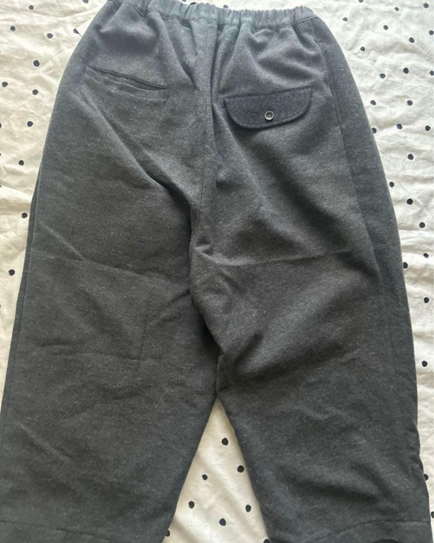 tumugu: グレー サルエルパンツ