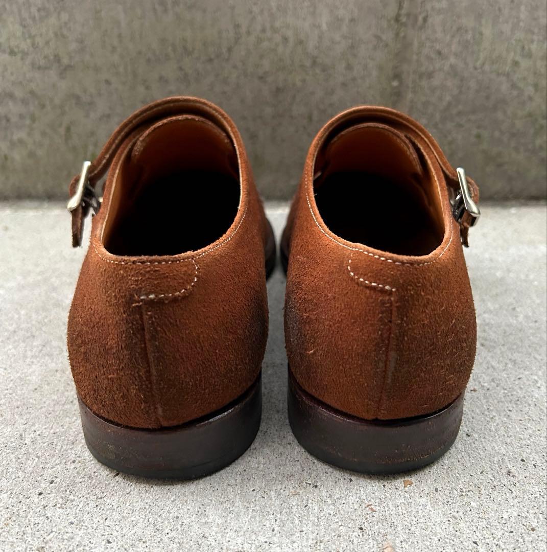 限定セール【美品】ジャランスリワヤ ブラウン スウェードダブルモンク