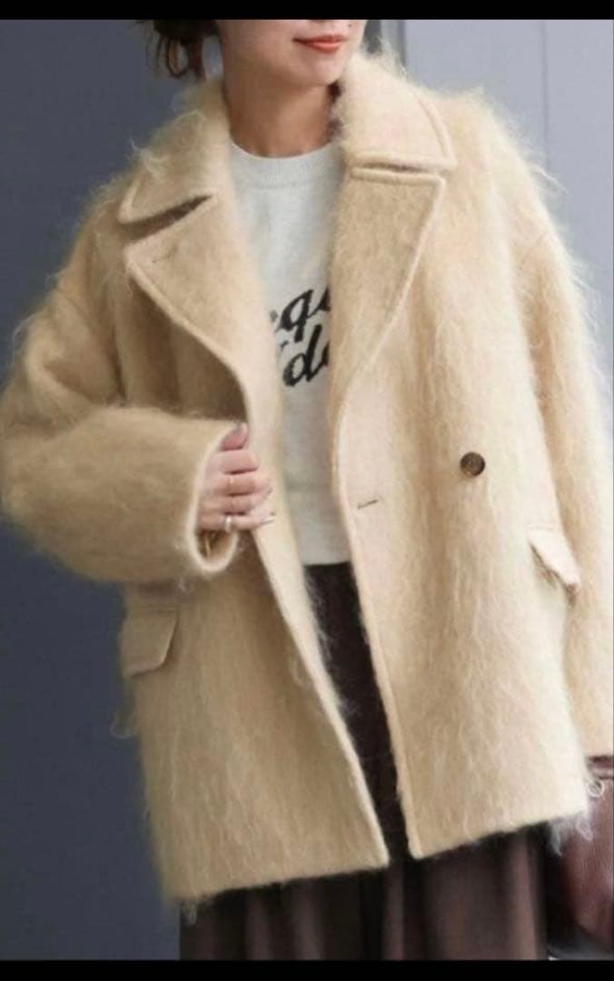 journal standard relume モヘヤミックスシャギーコート