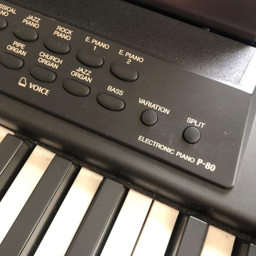 YAMAHA 電子ピアノP-80