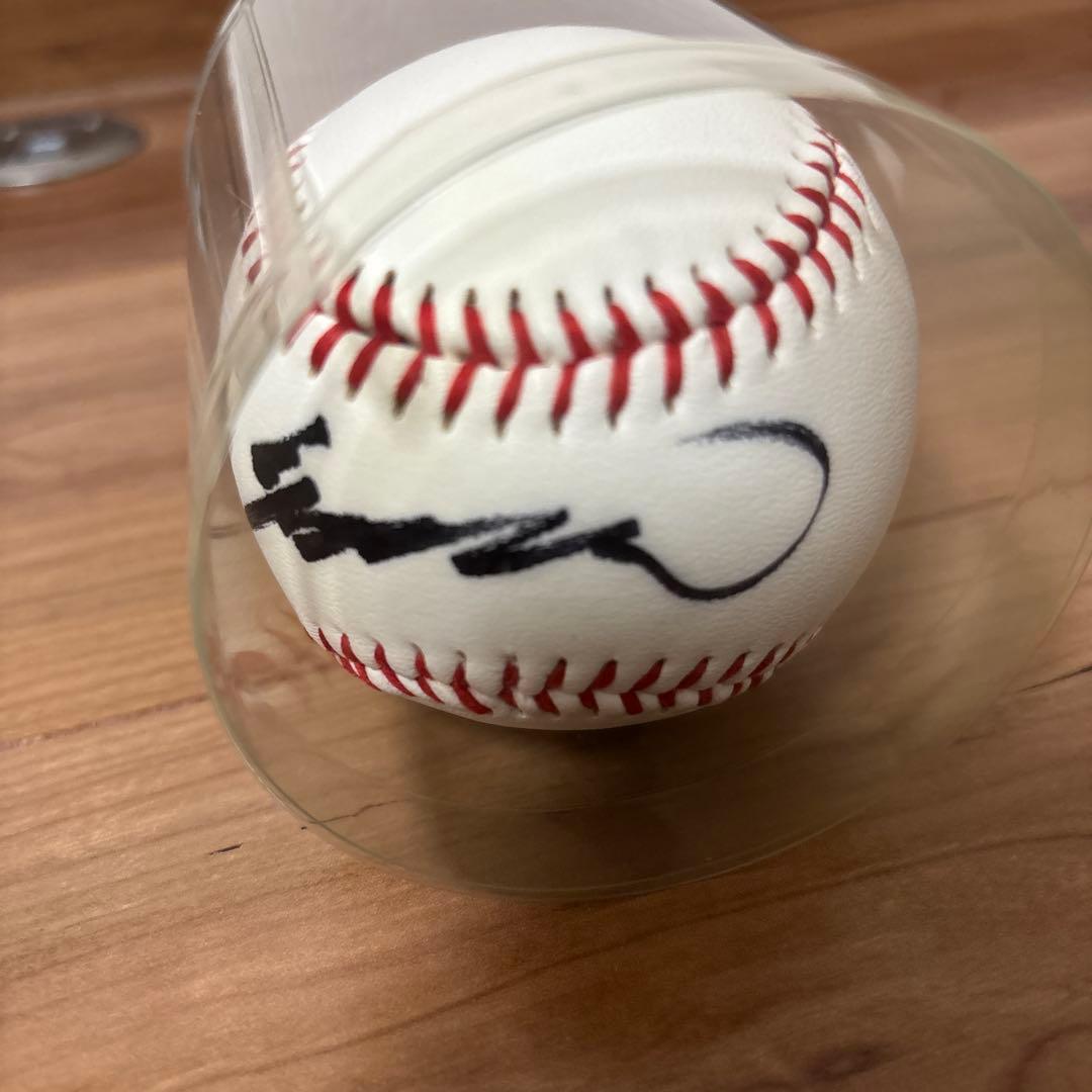 阪神タイガースOB 江夏豊投手　直筆サインボール