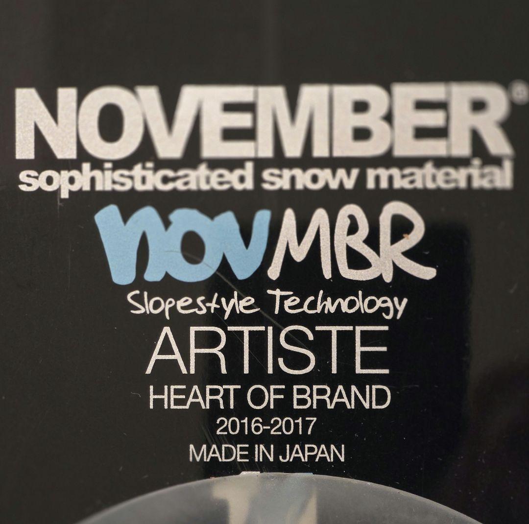 最終値下げ！NOVEMBER ARTISTE スノーボード 136