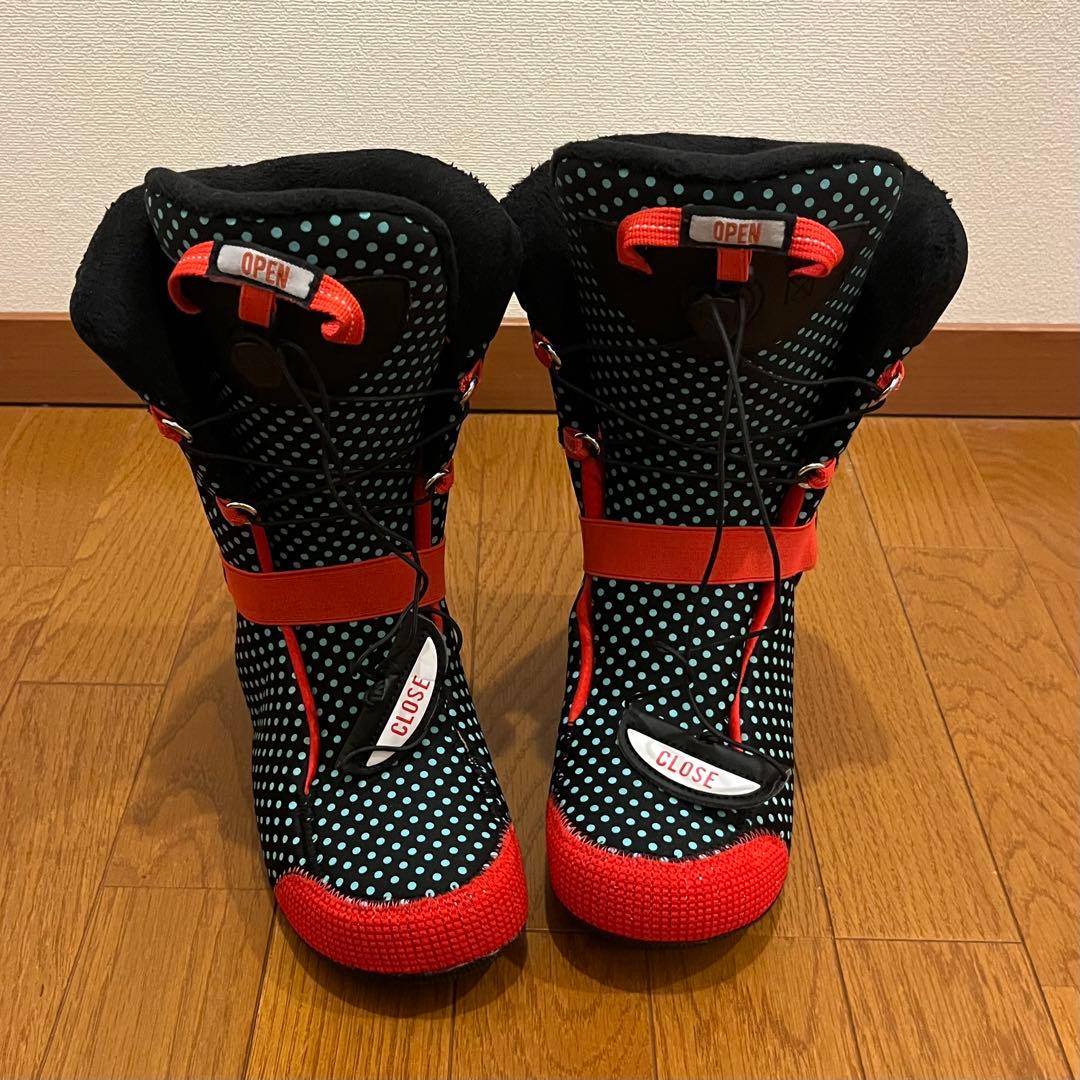 【匿名発送】レディース25cm HEAD BOAフィットシステム スノボブーツ