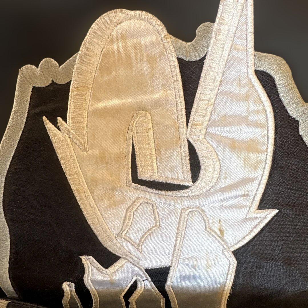 エイプ★レザー スタジャン ブラック/ホワイト