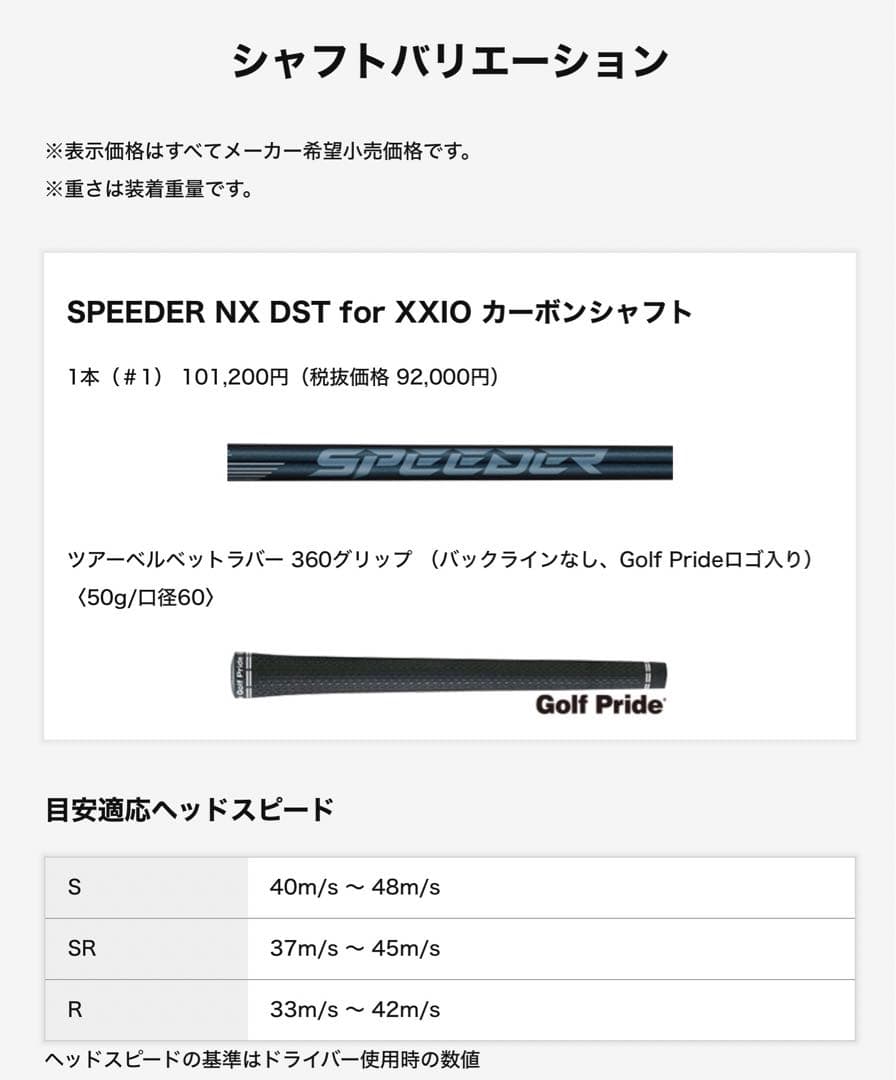 ゼクシオ 14+ ドライバー　　【新品未使用】