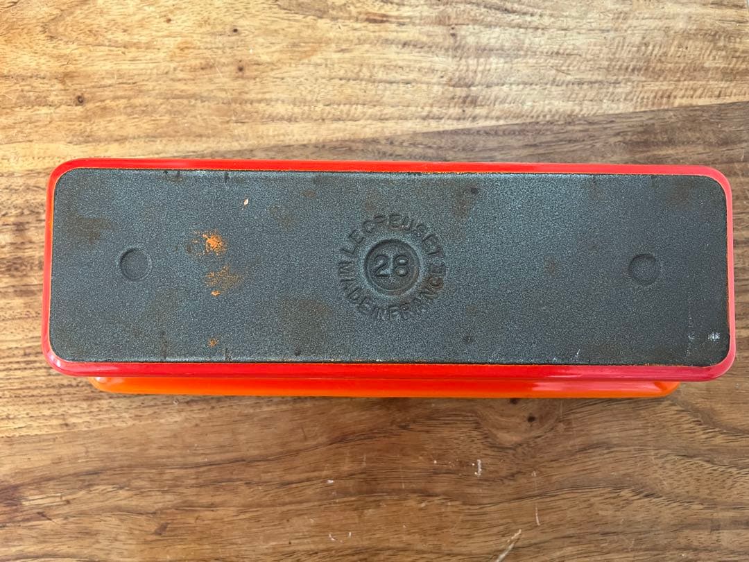 Le Creuset ル・クルーゼ テリーヌ皿　オレンジ 耐熱容器 28cm