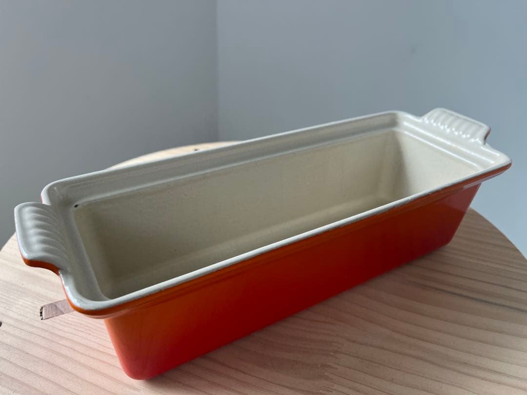 Le Creuset ル・クルーゼ テリーヌ皿　オレンジ 耐熱容器 28cm