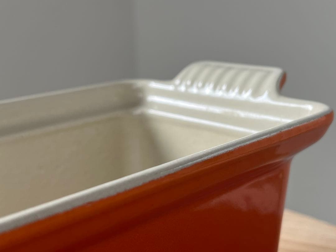 Le Creuset ル・クルーゼ テリーヌ皿　オレンジ 耐熱容器 28cm