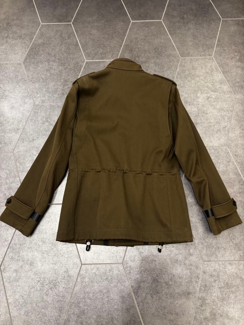 ベルルッティ　フィールドジャケット　アウター　レザートリム　44