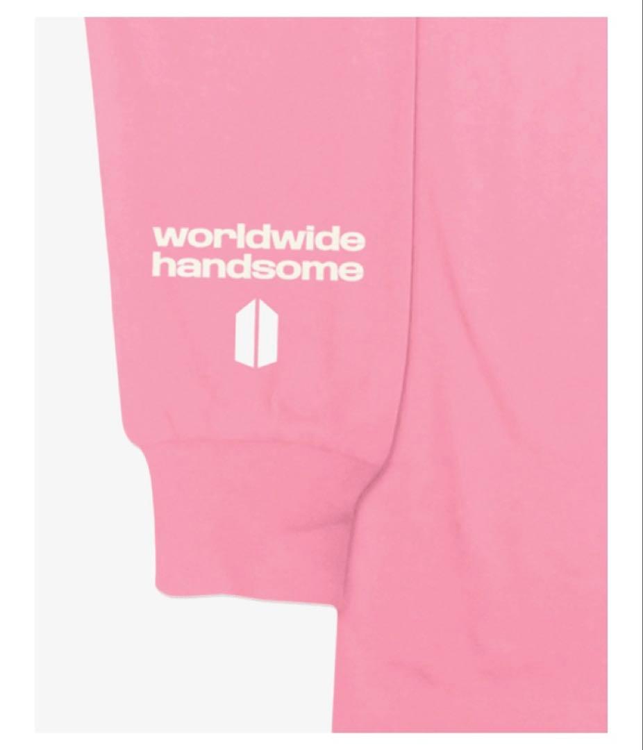 BTS jin ジン ロンT ピンク Lサイズ