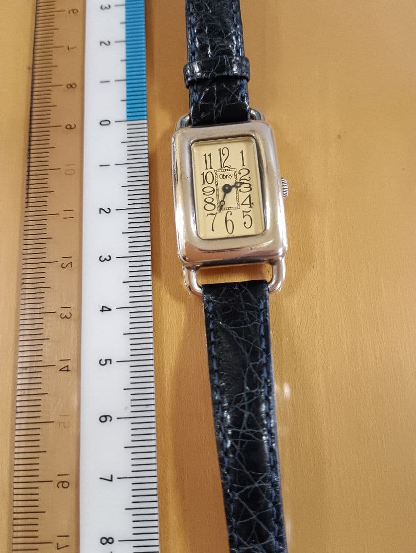 C*m様 希少 Obrey オブレイ腕時計 ゴールド文字盤SOLID SILVE