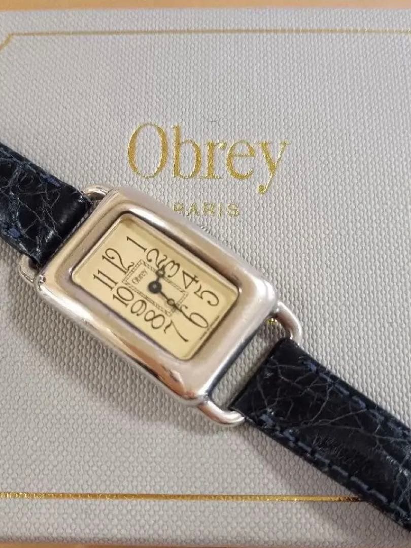C*m様 希少 Obrey オブレイ腕時計 ゴールド文字盤SOLID SILVE