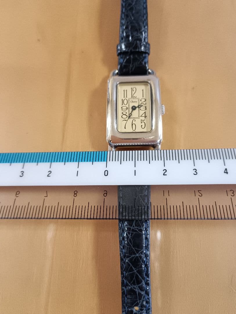 C*m様 希少 Obrey オブレイ腕時計 ゴールド文字盤SOLID SILVE
