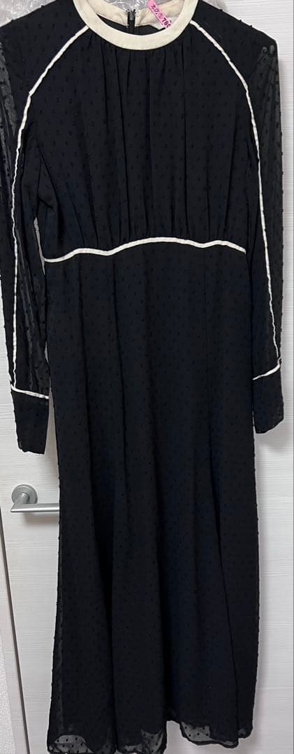 【CLANE】DOT CUT JAQUARD ONE PIECE