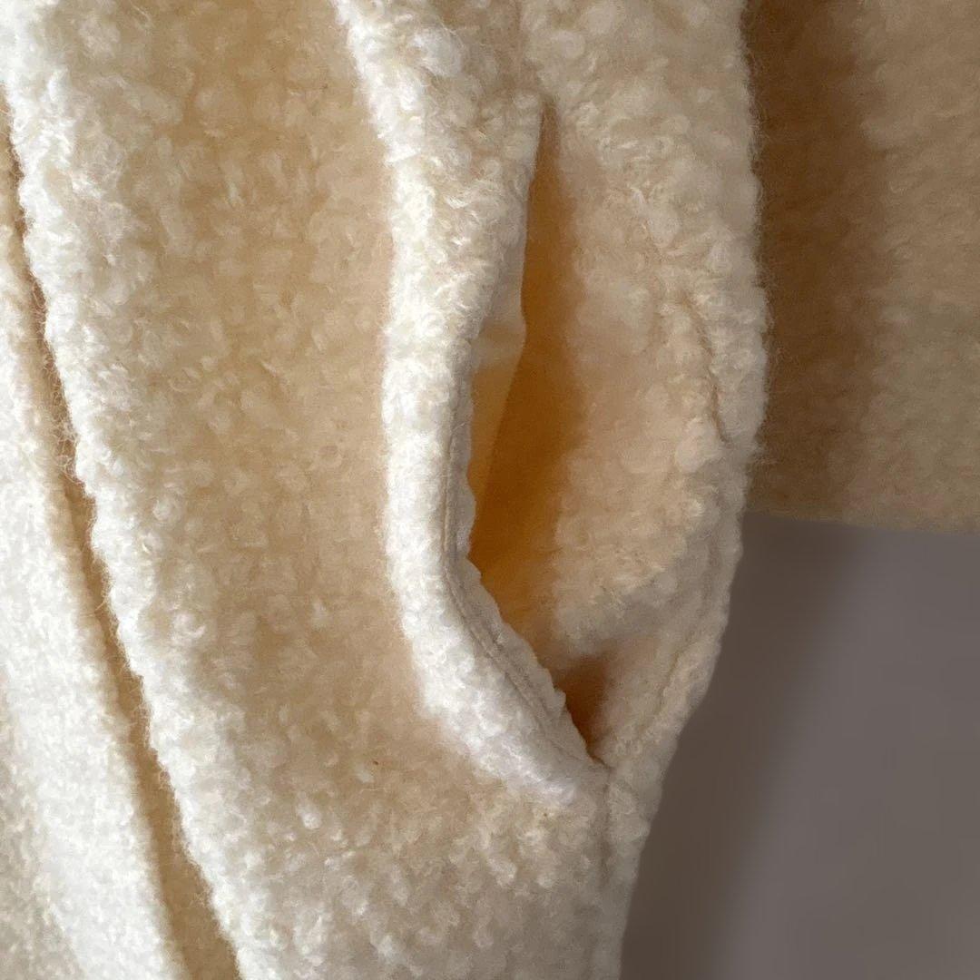 ジャーナルスタンダードluxe ノーカラーブークレーコート