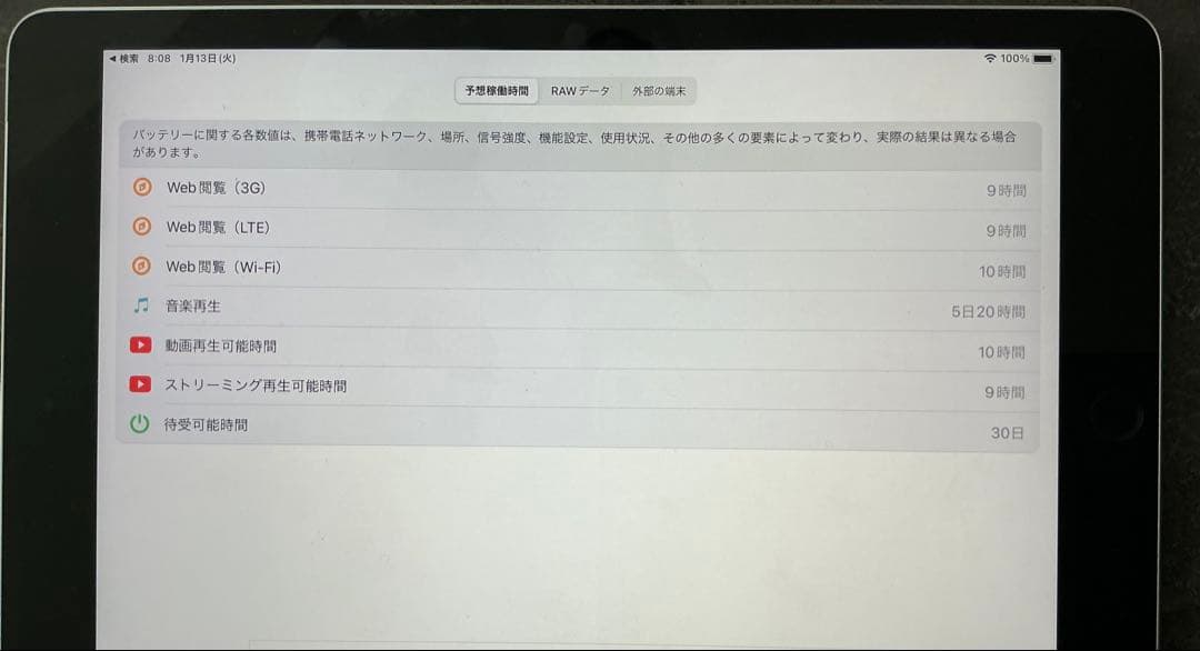 未使用に近い　iPad 本体　第9世代　256GB
