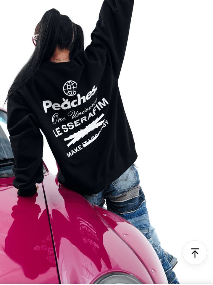 LE SSERAFIM ルセラフィム スウェット トレーナー М