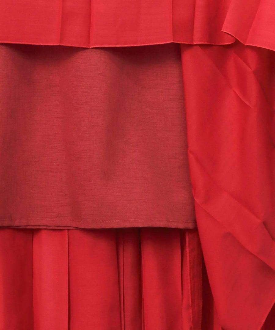 LOULOU WILLOUGHBY ルルウィルビー　ランダムプリーツワンピース