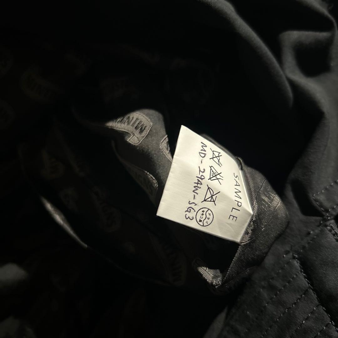 10s mint designs ウール立体ブロック柄トレンチコート