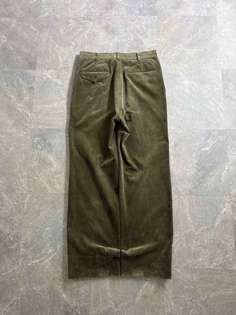 パンツ 90s J.PRESS 2tuck corduroy pants olive