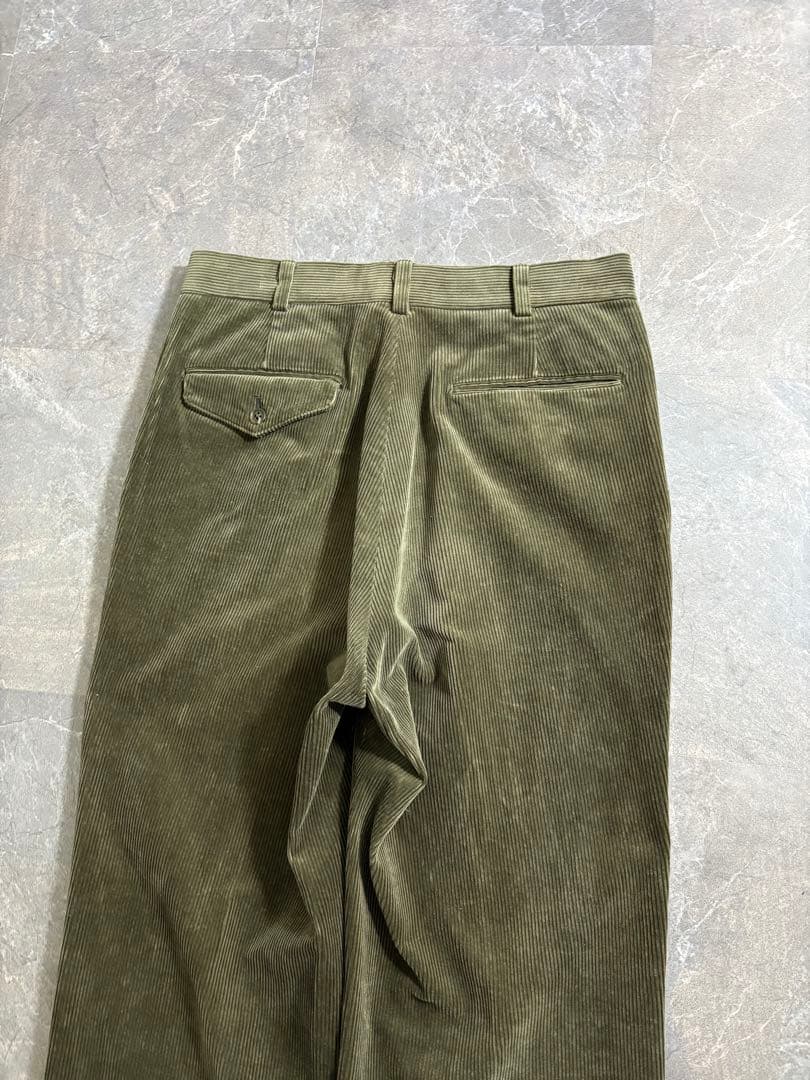パンツ 90s J.PRESS 2tuck corduroy pants olive