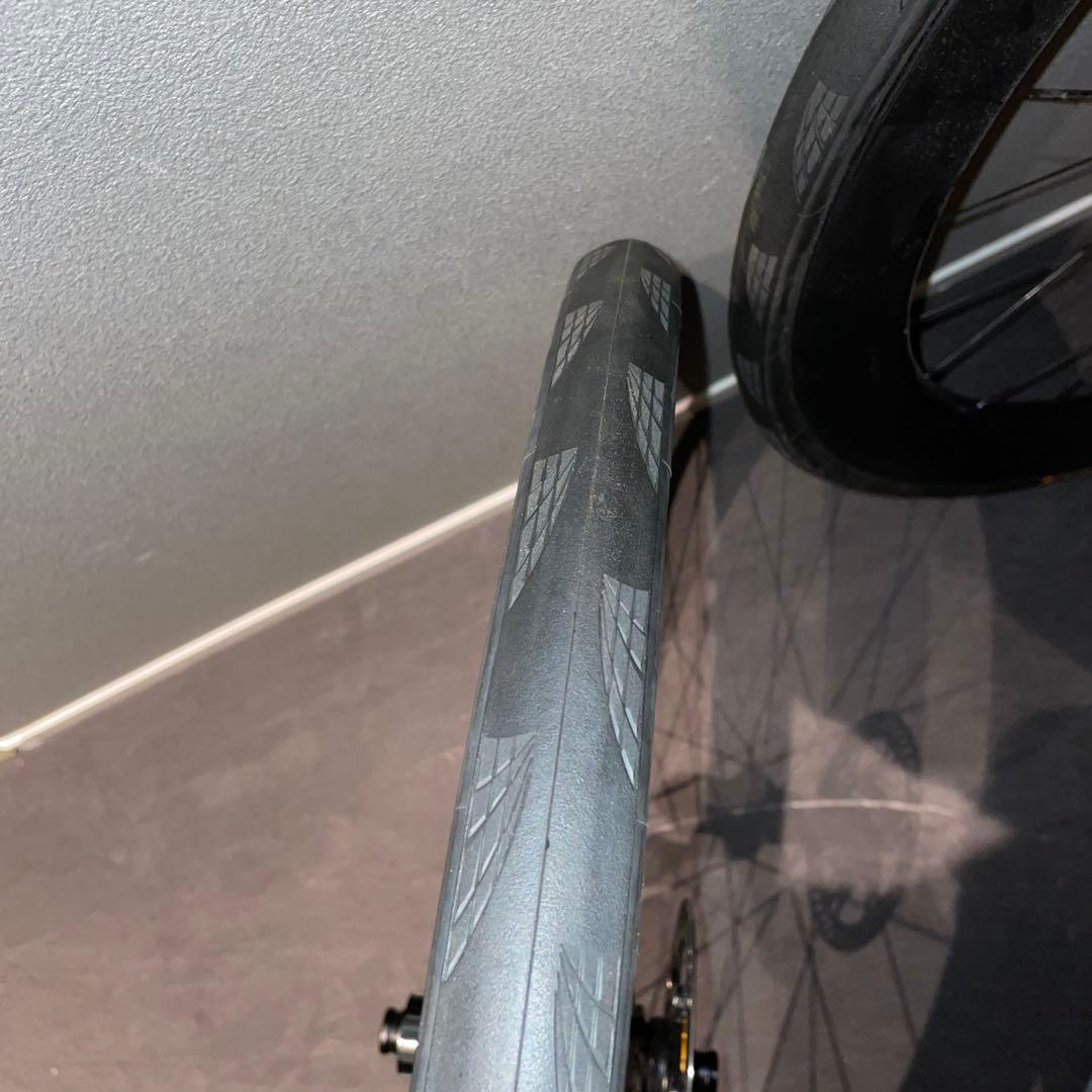 prime カーボンホイール　リム50mm クリンチャー　チューブレス