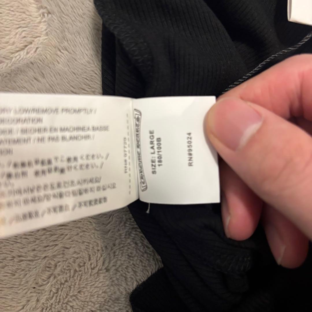 k*様 クロムハーツ ブラック タンクトップ Lサイズ