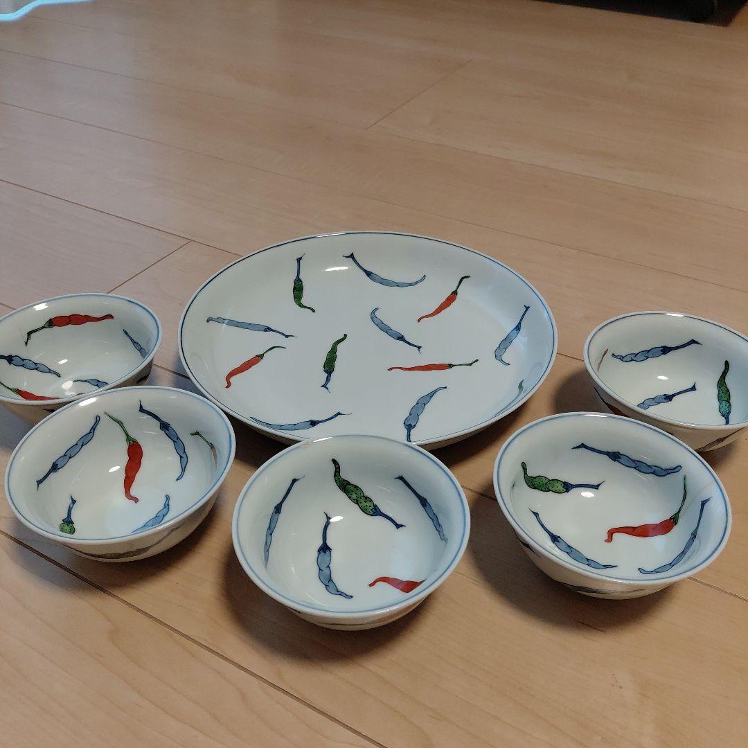 源右衛門大皿、小鉢セット