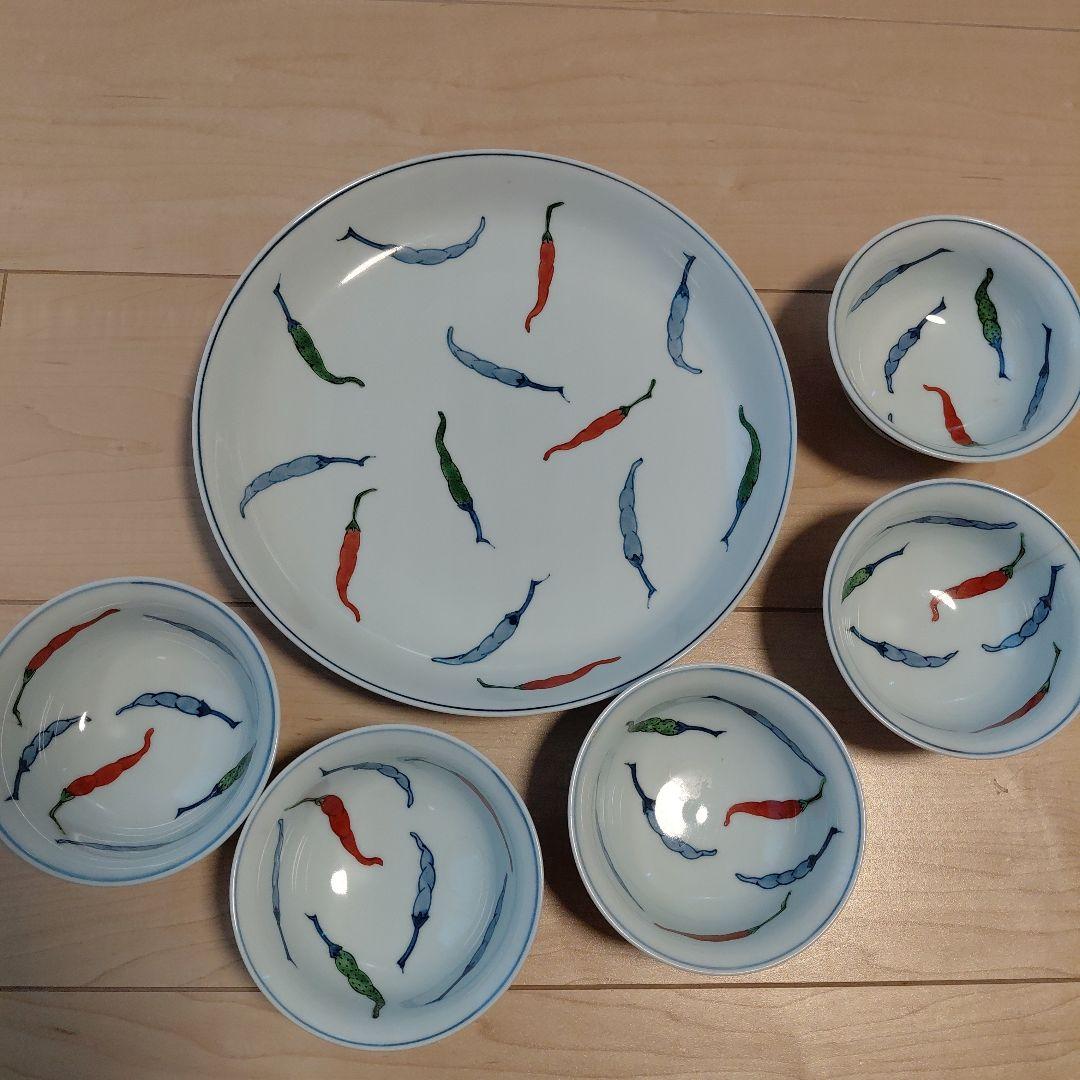 源右衛門大皿、小鉢セット