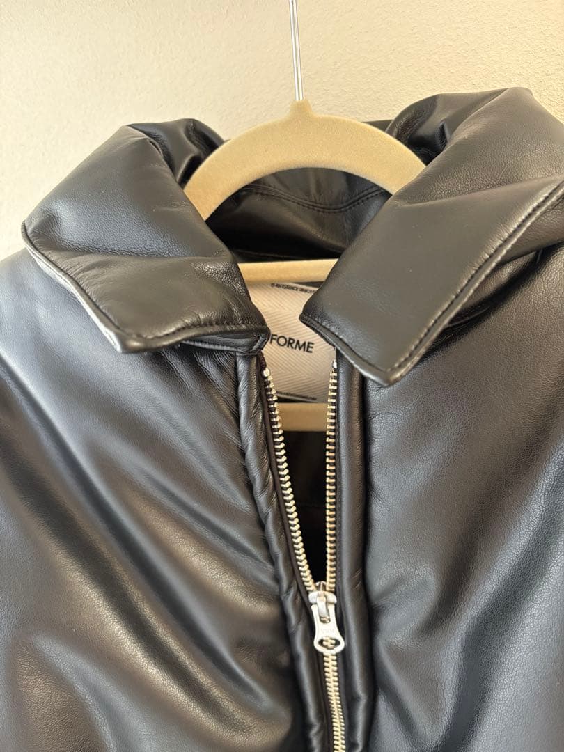 【エルーモ】FORME ボンバージャケット　黒　東原亜希