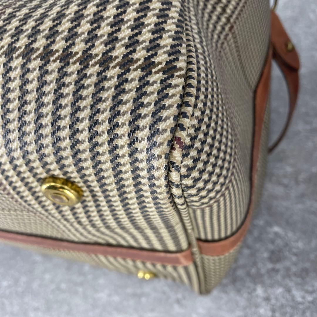 極美品 ヴィンテージ ポロラルフローレン 千鳥格子 チェック ボストンバッグ