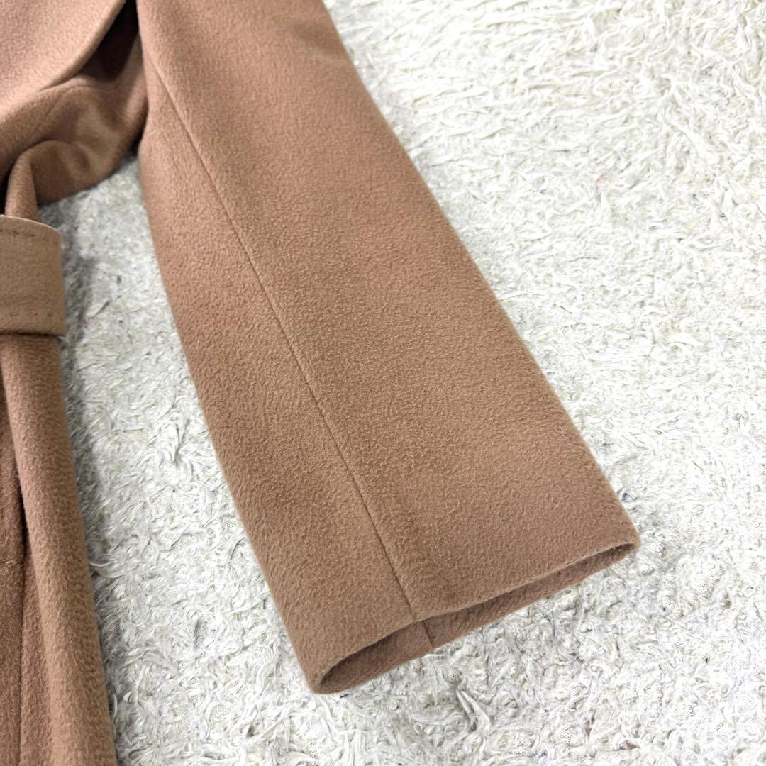 れ*な様 MaxMara ロリアナ 22年 ショールカラー ベルテッドコート キ