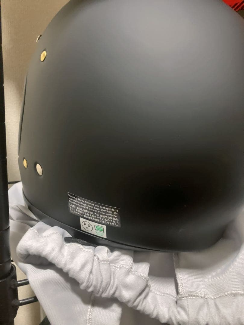 未使用SHOEI EX ZERO Mサイズ パーソナルフィッティング付 ボタン無